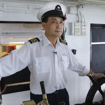 Chief coxswain Chan Tsu-wing has spent 33 years with the Star Ferry Company. Photo: Dickson Lee