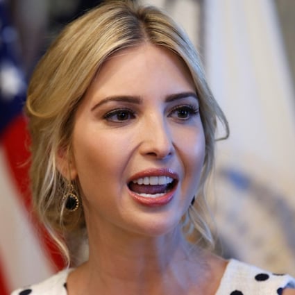 Ivanka Trump speaks during an event celebrating National Military Appreciation Month and National Military Spouse Appreciation Day. Photo: Reuters