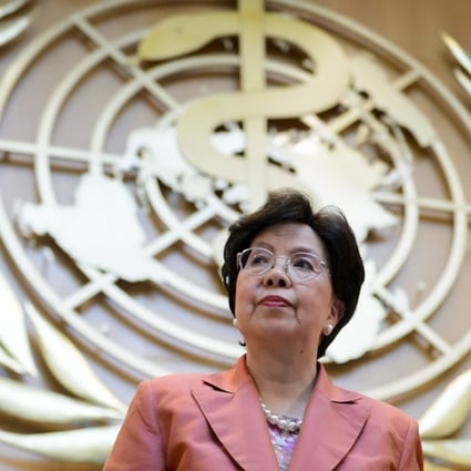 WHO Director General Margaret Chan at the UN body’s Geneva headquarters. Photo: AFP