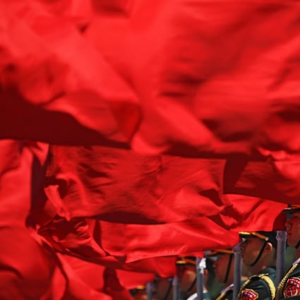 A file picture of Chinese military personnel forming an honour guard outside the Great Hall of the People in Beijing earlier this month. Photo: Associated Press