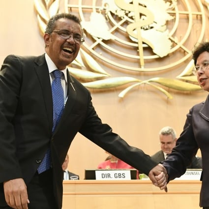 Tedros Adhanom will take over on July 1, succeeding Margaret Chan, from Hong Kong. Photo: Xinhua