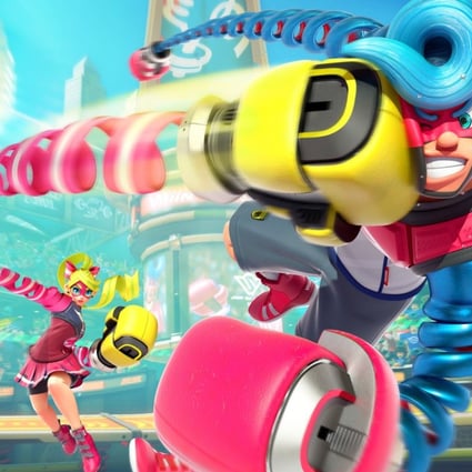 Players in Nintendo Switch game Arms have extendable limbs with ridiculous reach.