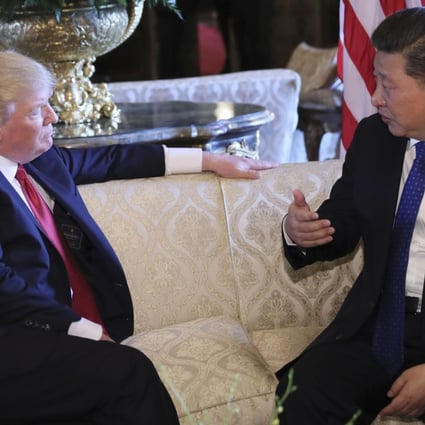 US President Donald Trump and Chinese President Xi Jinping. Trump said ‘after listening for 10 minutes [to Xi], I realised it’s not so easy’ for Beijing to influence North Korea. Photo: Xinhua