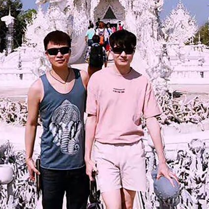 Jesson Liu and Heeseon Xu at Wat Rong Khun in Chiang Rai Province, Thailand. Photo: Handout