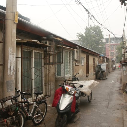 Wangtan area is the last in the downtown Dongcheng district that needs to be demolished to make way for urbanisation. Photo: Zheng Yangpeng