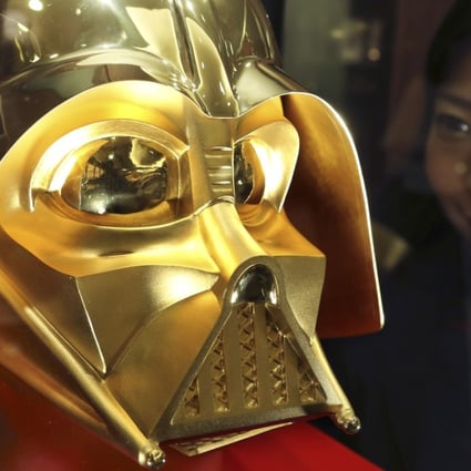 Tokyo jeweller Ginza Tanaka currently has a 24-karat Darth Vader gold mask for sale – yours for 154 million yen (US$1.38 million). It mark the 40th anniversary of the release of the first Star Wars film. Photo: AP