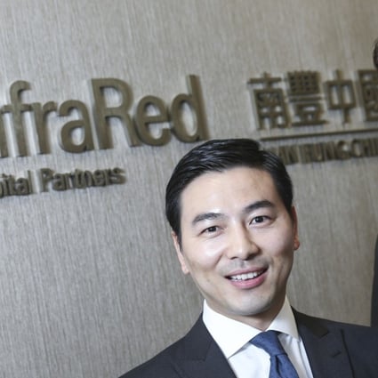 Hans Kang, chief investment officer, and Stuart Jackson (right), chief executive officer of InfraRed NF Investment say changing urban lifestyles are leading to rapid uptake is mini self-storage usage. Photo: K.Y. Cheng