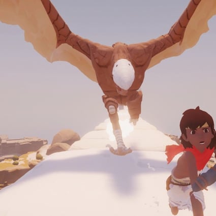 Rime, from Tequila Works, is an emotionally engaging puzzle game whose minimal threats include a flying dinosaur.