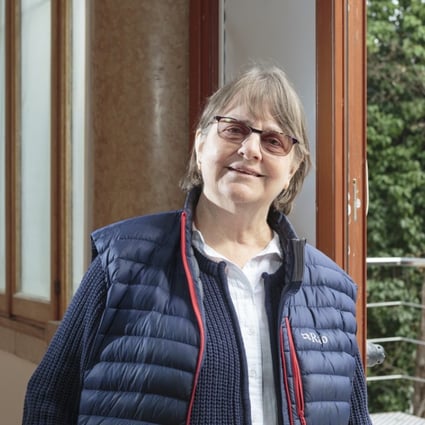 Phyllida Barlow pictured at the British Pavilion at the 2017 Venice Biennale, where her Folly show is on display until November 26.