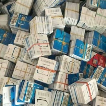 It is still unclear how the men obtained such as large number of SIM cards, Photo: Facebook