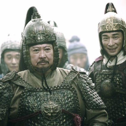 Sammo Hung (front) and Vincent Zhao in a still from God of War (category IIB, Putonghua, Japanese), directed by Gordon Chan.