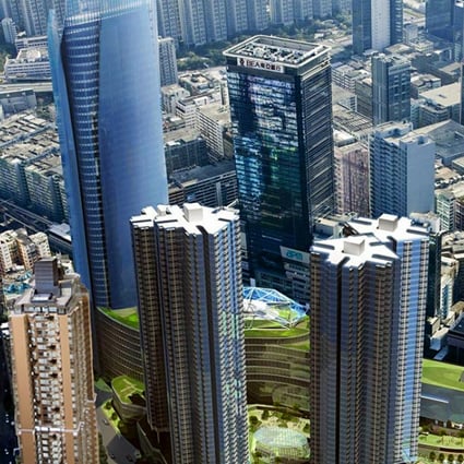 Artist’s impression of the redevelopment project at Kwun Tong town centre.