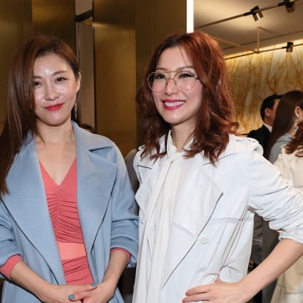 Ha Ji-won and Sammi Cheng at the Max Mara opening party at the IFC mall