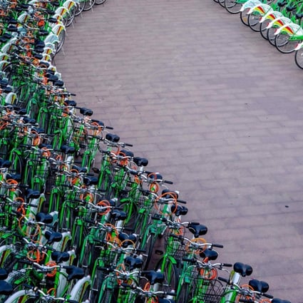 China S Sharing Economy Charges Pedals And Bounces Into Overdrive And It Ll Even Keep You Dry If It Rains South China Morning Post