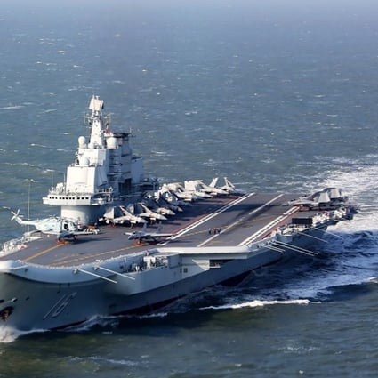 China’s only aircraft carrier, the Liaoning, was bought from a Ukraine shipyard in 1998 and refitted. Photo: AFP