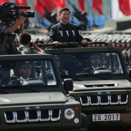 President Xi Jinping inspected People's Liberation Army garrison in Hong Kong on Friday. Photo: Sam Tsang