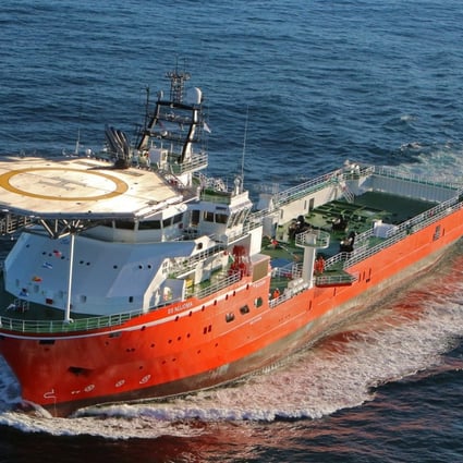 The SS Nujoma, the world's largest diamond exploration vessel, owned by De Beers. Photo: Reuters