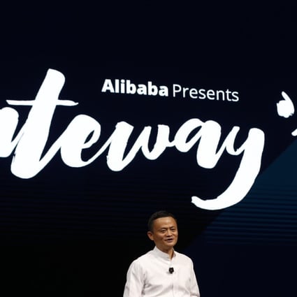 Billionaire Jack Ma, chairman of Alibaba Group Holding Limited, speaks during the company's inaugural Gateway '17 conference in Detroit on June 21. Gateway '17 was designed to help US businesses, farmers and entrepreneurs explore growth opportunities in China and learn how to market and sell to millions of Chinese consumers. Photo: Bloomberg