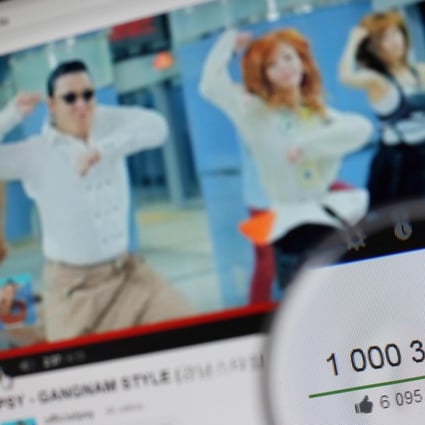 Psy's "Gangnam Style" became the first video to hit a billion views on YouTube. Photo: AFP/THOMAS COEX