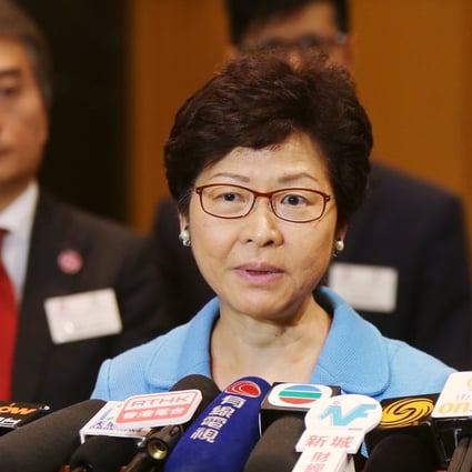 Chief Executive Carrie Lam offered an olive branch to pan-democrats. Photo: Xiaomei Chen