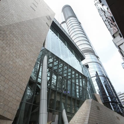 The office tower at Langham Place in Mong Kok is being offered for sale at HK$26 billion. Photo: Edmond So