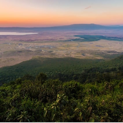 The Ngorongoro Crater rim, Tanzania. Picture: Alamy