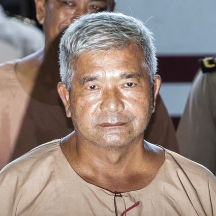 Lieutenant General Manas Kongpan in court in 2015. Photo: Reuters