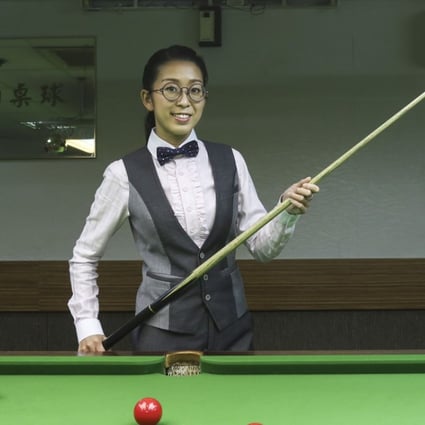 Snooker player Ng On-yee at the Midland Centre in Central. Photo: Jonathan Wong