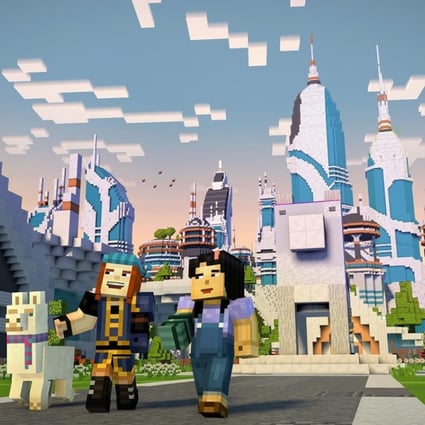 The action in Minecraft: Story Mode – Season Two centres around Jesse (right), who can be customised in terms of gender and skin tone.