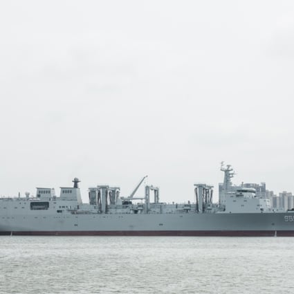 The Type 901 has almost double the displacement tonnage of the Type 903 supply ships used for escort and anti-piracy missions off Somalia. Photo: Handout