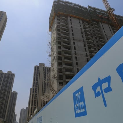 The value of new homes sold in China rose 4.26 per cent year on year to US$117 billion in July, down from 26.4 per cent in June, the slowest pace in more than two years. Photo: EPA