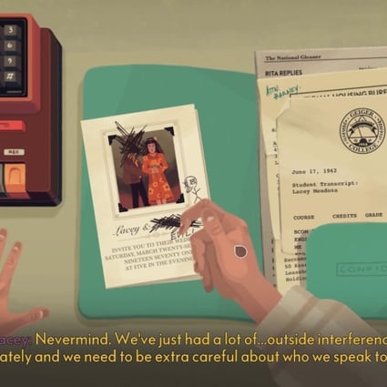 The first part of The Low Road (available on PC) sees you calling people up to get them to leak information.