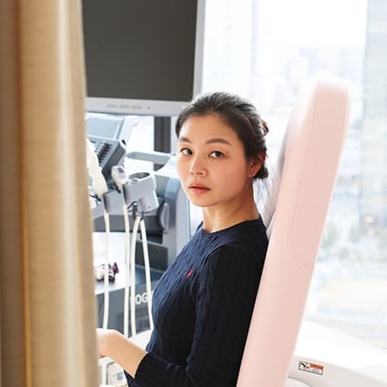 Le Le, a Shanghai lingerie designer, awaits egg freezing surgery in a hospital in Osaka, Japan. Photo: Handout.