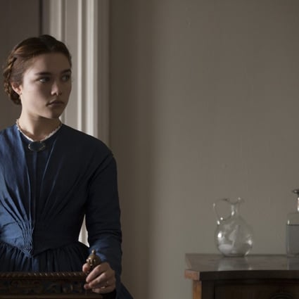 Florence Pugh in a still from Lady Macbeth (category IIB), directed by William Oldroyd. Cosmo Jarvis co-stars.
