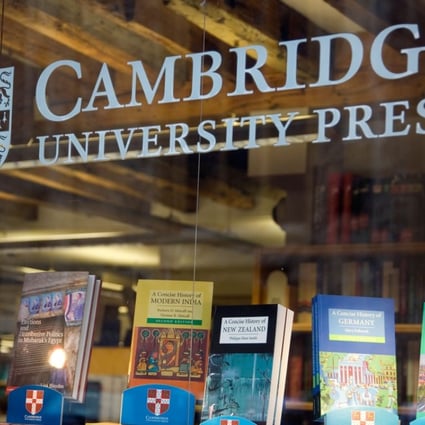 A file picture of a Cambridge University Press book store. Photo: Alamy