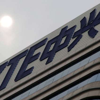 ZTE's logo on its R&D centre is seen in Beijing, China, in this 2016 file photo. The company is gearing up for a global expansion in the months ahead. Photo: Reuters