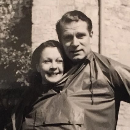 A snap of Vivien Leigh and Laurence Olivier at Notley Abbey from a never-seen-before family album. Photo: Handout