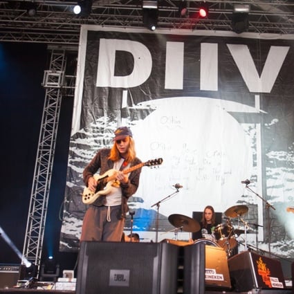 American band Diiv perform in Lisbon, Portugal. Picture : Alamy