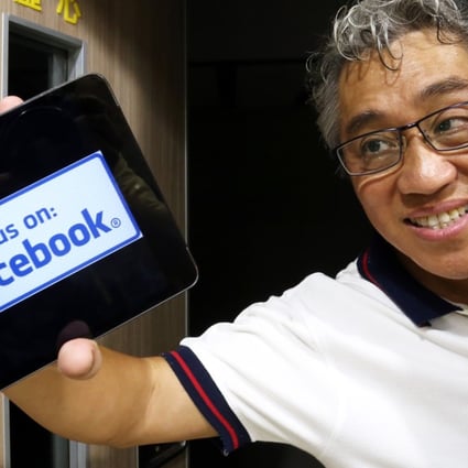 Reverend Woody Chung sent out a sermon over WhatsApp when his Sunday service was cancelled because of the typhoon. Photo: Jonathan Wong