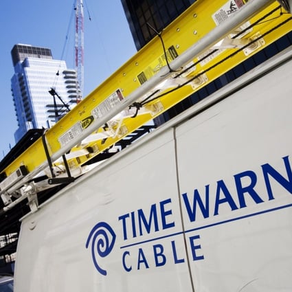 A Time Warner Cable truck is parked in New York. Photo: AP/Mark Lennihan
