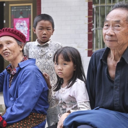 Zhang Xinyi and her brother Shizheng were left in the care of her grandparents after the children’s parents went to work in Shenzhen. Photo: Simon Song