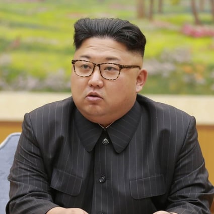 North Korean leader Kim Jong-un attends a meeting to discuss Sunday’s nuclear test. Photo: AFP