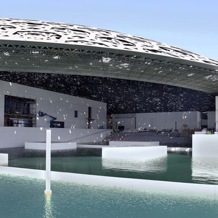 Abu Dhabi's Louvre museum, designed by French architect Jean Nouvel, will opens its doors to the public on November 11. Photo: AFP/HO/TDIC