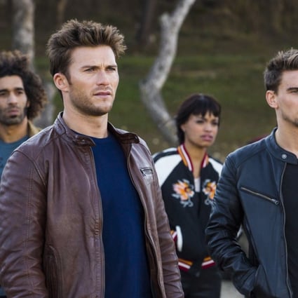 Scott Eastwood (centre) and Freddie Thorp (right) play brothers in Overdrive (category IIA), directed by Antonio Negret.