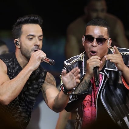 Luis Fonsi and Daddy Yankee's Despacito remix, featuring Justin Bieber, topped the US music singles chart for 16 weeks. Photo: AP
