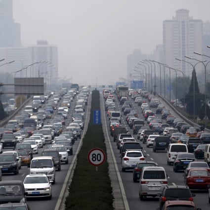 China had nearly 200 million registered vehicles by the end of last year. Photo: Reuters