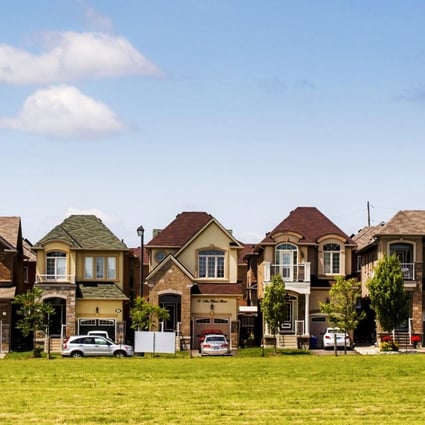 Houses are seen in a suburb located north of Toronto. Sales in Canada’s largest city fell 35 per cent in August from a year earlier – the fifth monthly drop. Photo: Reuters