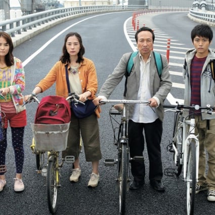(From left) Wakana Aoi, Eri Fukatsu, Fumiyo Kohinata and Yuki Izumisawa play a family in Survival Family (category I; Japanese), directed by Shinobu Yaguchi.