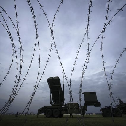 A file picture of surface-to-air missile interceptors deployed at the US Yokota Air Base on the outskirts of Tokyo. Photo: Associated Press