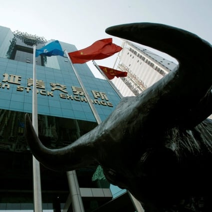 The Shenzhen Stock Exchange. Staff working at brokerages dealing with company listings are the highest paid in the city this year, the local government says. Photo: Reuters